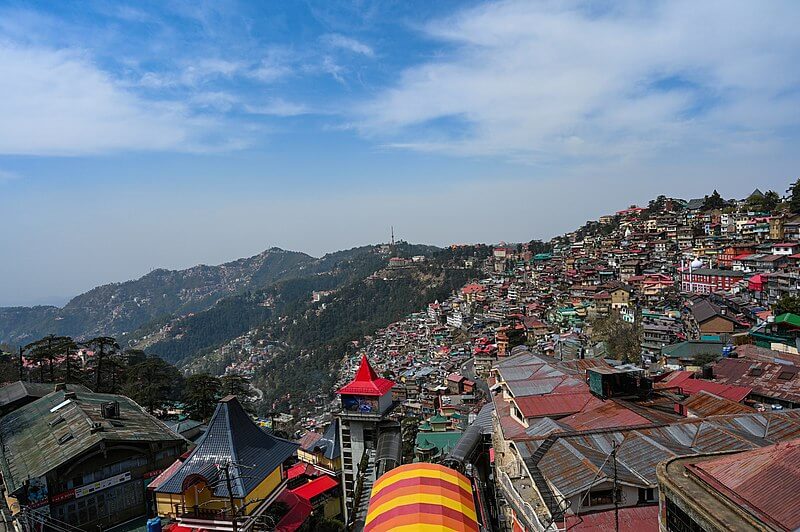 Landscape of Shimla  Himachal Pradesh