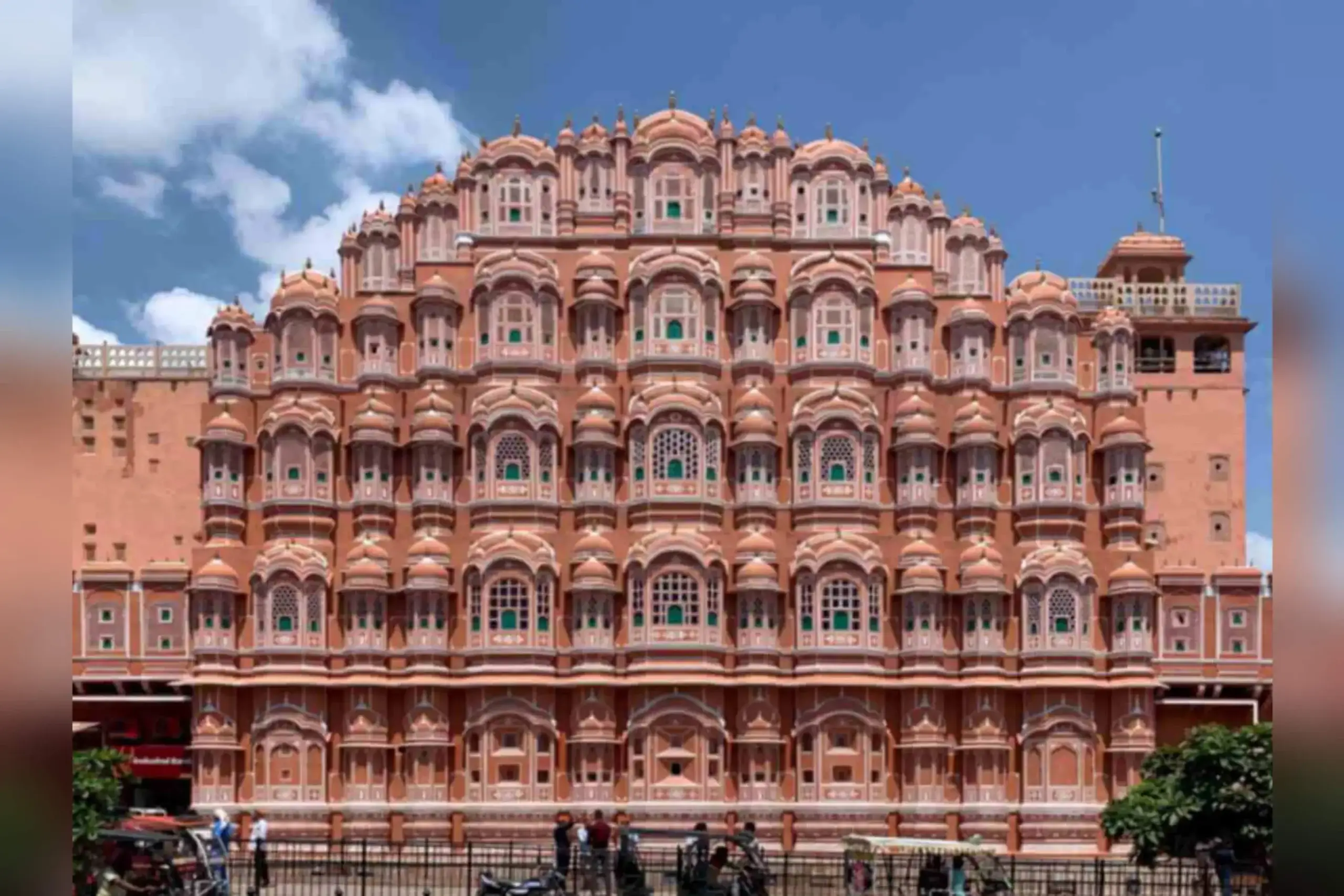 jpeg optimizer East facade Hawa Mahal Jaipur from ground level July 2022   img 01